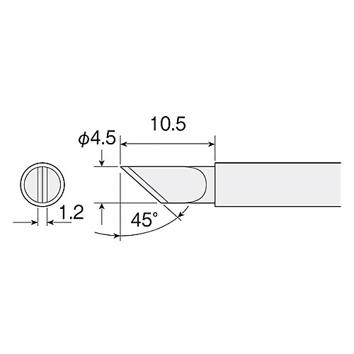 はんだこて用交換ビット HSー51K02