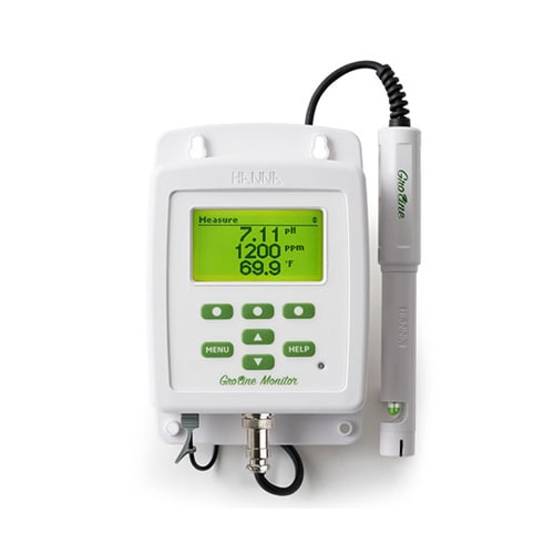 GroLine 壁掛け式pH/EC/TDS/℃計