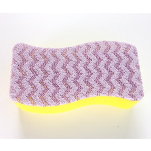 フッ素ガード洗浄スポンジ イエロー