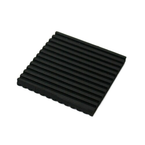 両面スジ入りゴム 角 100ミリ