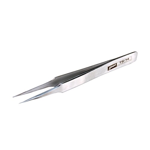 精密ピンセット (極細タイプ) 長さ:約125mm