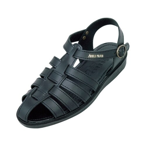 本革バックバンドサンダル 黒 L AP6611