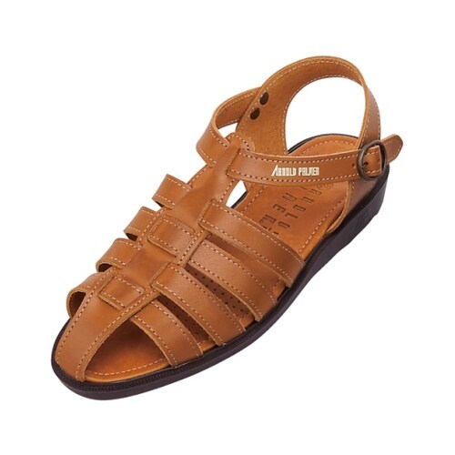 本革バックバンドサンダル 茶 LL AP6611