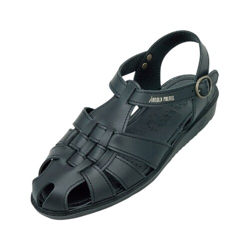 本革バックバンドサンダル ブラック S