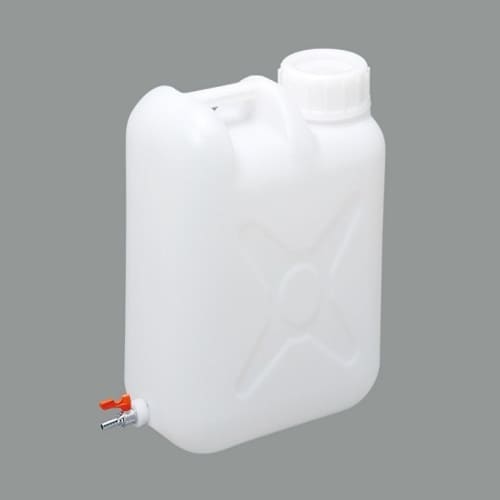 扁平缶 広口 ボールコック付 20L