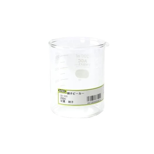 硝子ビーカー 200mL GBー200