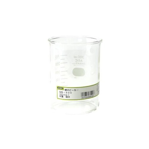 硝子ビーカー 300mL GBー300