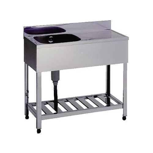 一槽水切シンク左HPMC1ー1500ーL