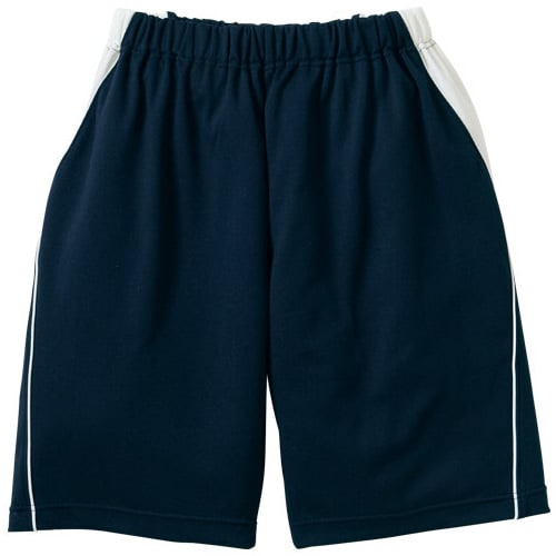 キラク入浴介助用ハーフ丈パンツ CR558 紺 L