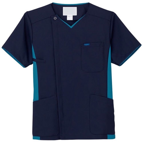 メンズジップスクラブ7025SC S 濃紺