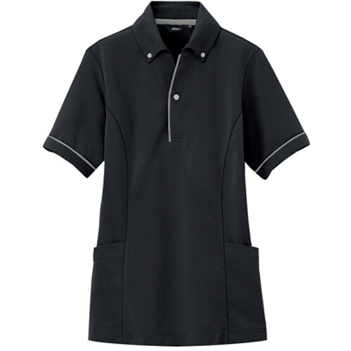 サイドポケットポロ LL ブラック