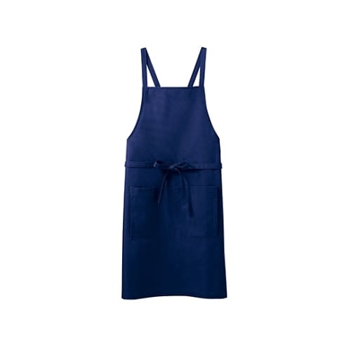 5ー054 エプロン 鉄紺 フリー