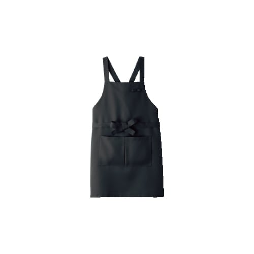 エプロン 黒5ー761 フリー