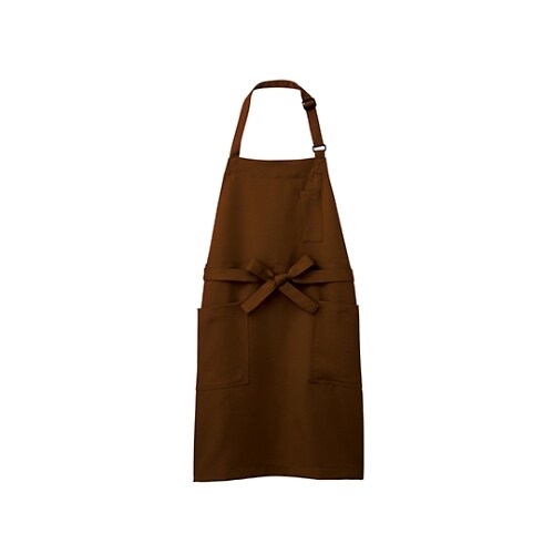 エプロン ブラウン5ー784 フリー