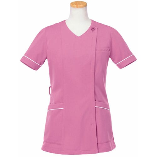 半袖スクラブジャケット R8747 L アクア