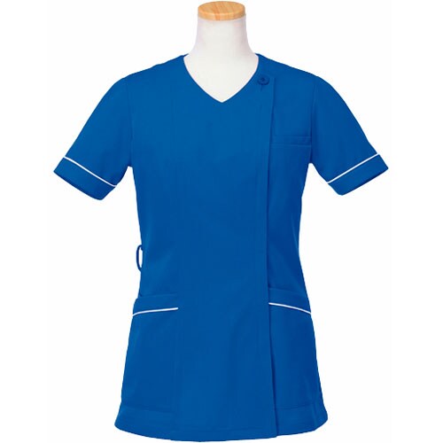 半袖スクラブジャケット R8747 L ローズ