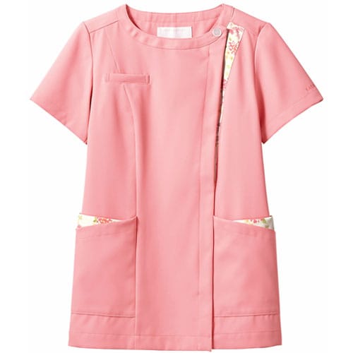 ナースジャケット 3L ローズ/アメリピンク