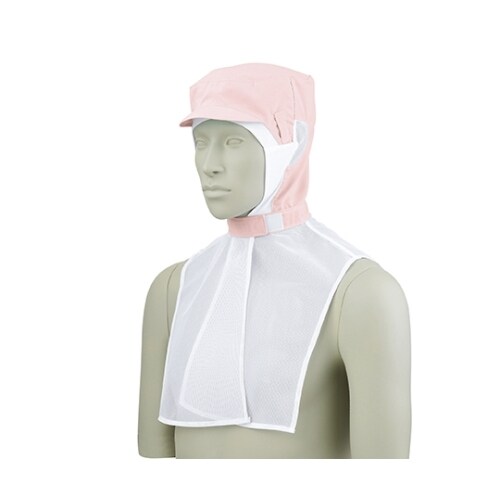 9ー1024 頭巾帽子 ピンクエコ L