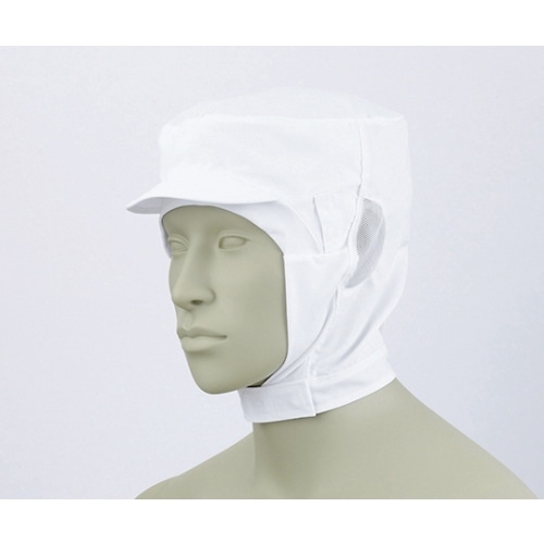 9ー1026 ショート頭巾帽子白エコLL