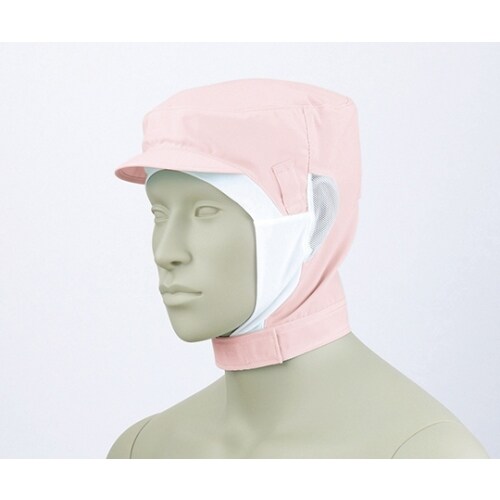 9ー1029ショート頭巾帽子ピンクエコM