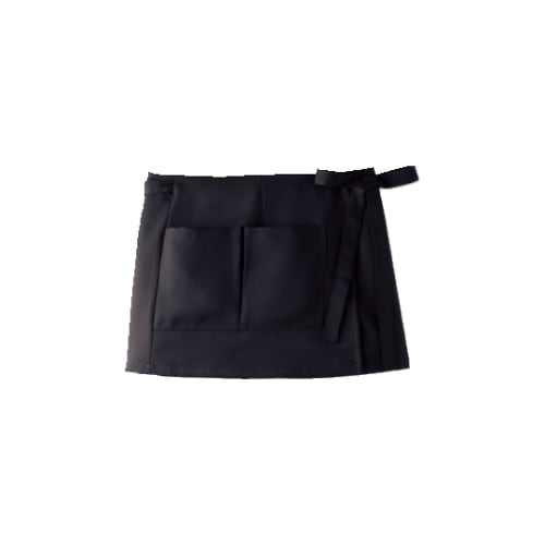 サロンエプロン 黒 9ー1161