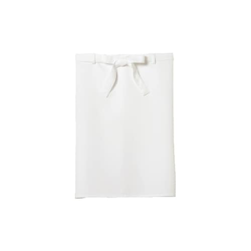 サロンエプロン 白 フリー