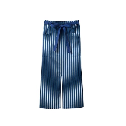 サロンエプロン ブルー/ネイビー フリー