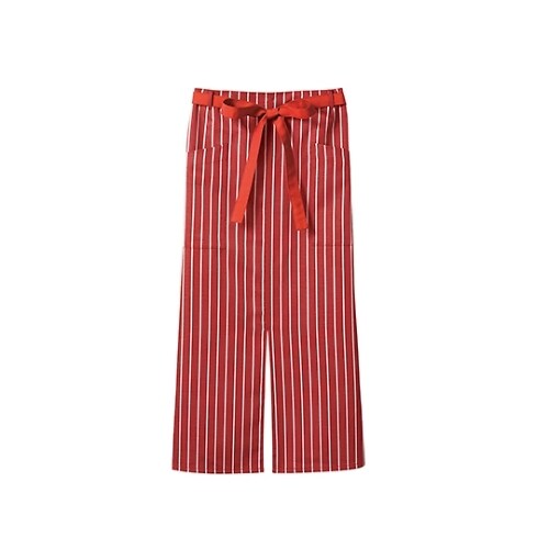 サロンエプロン レッド/レンガ フリー