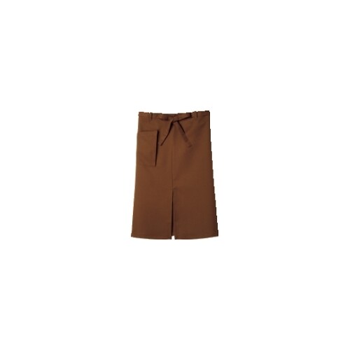 サロンエプロン ブラウン フリー