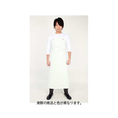 ワンタッチ胸付前掛 ネイビーM