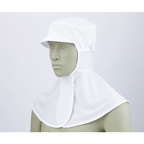 頭巾帽子 白 9ー948