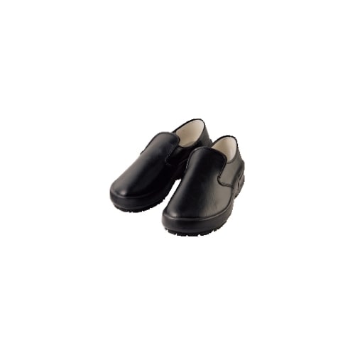 Bー7000 厨房シューズ 男女兼用 黒 22cm