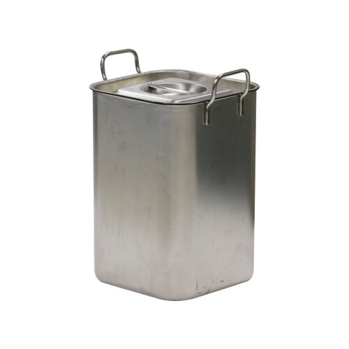 18−8 角型ベインマリーポットフタ付手付 5L