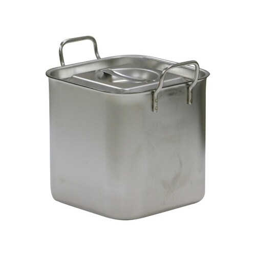 18−8 角型ベインマリーポットフタ付手付3.5L