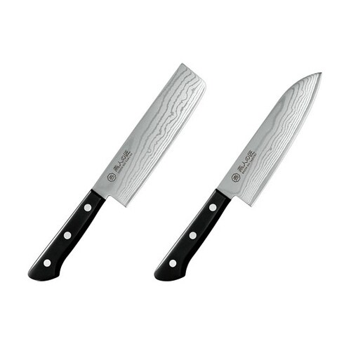 燕人の匠 霞流し 三徳&菜切 ETKー3000