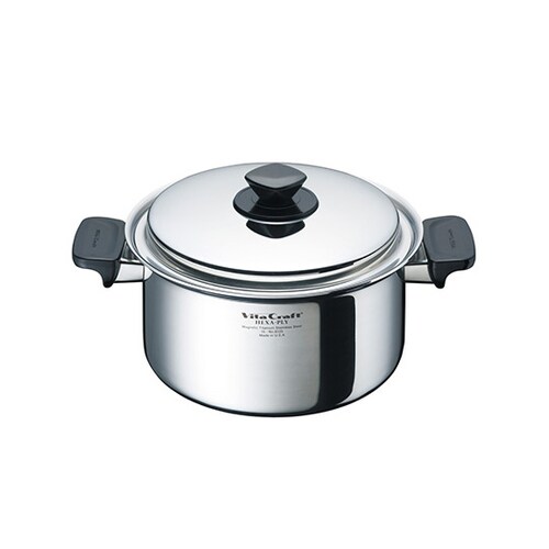 ヘキサプライ 両手ナベ 4.0L 深型