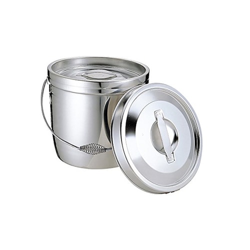 33320 二重汁食缶クリップ無 14Lツル取手