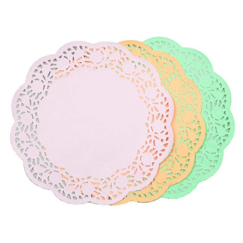 Dー1143カラーレースペーパー24cm