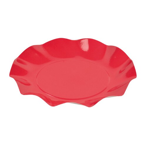 Dー257ペーパープレート20cmレッド