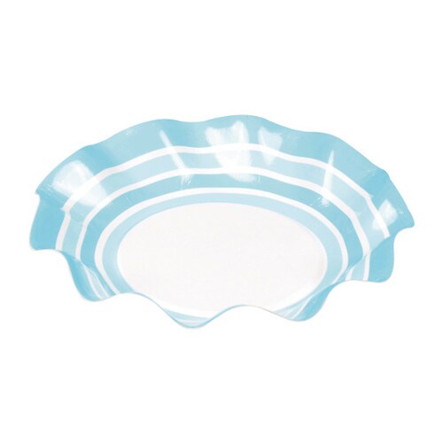 D264ペーパー浅ボウル17ブルーライン