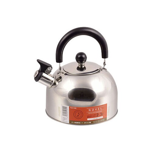 ステンレス製笛吹きケットル 2.3L Hー1391
