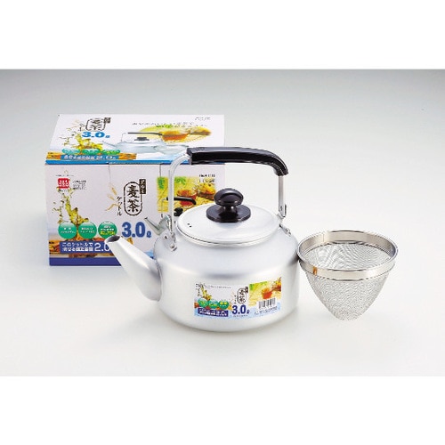 リース アルミ麦茶ケットル 3.0L