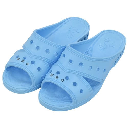 手術室用スリッパ Dr.用 L ブルー ネーム入