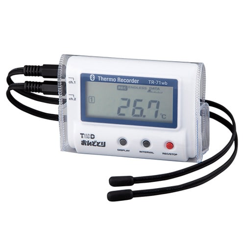 温度記録計 TRー71wb ケース付