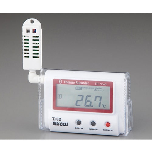 温湿度記録計 TRー72wb ケース付
