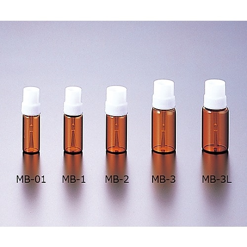 ミニブリストル瓶 3mL 褐色 50本 MB−01