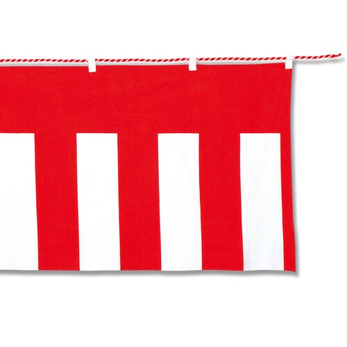 N紅白幕 70X360 /2間