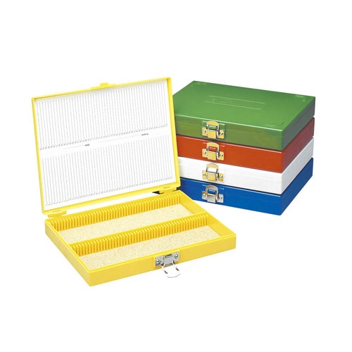 カラースライドボックス 100枚用 赤 448−3