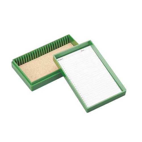 カラースライドボックス 25枚用 緑 448−7