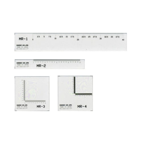 顕微鏡用マイクロルーラー 4種組